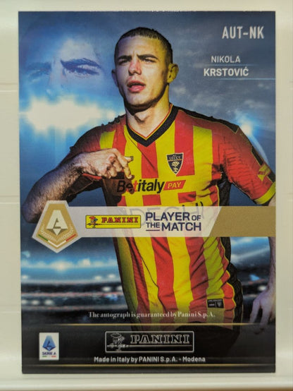 Nikola Krstovic Autograph PANINI SERIE — Japanese