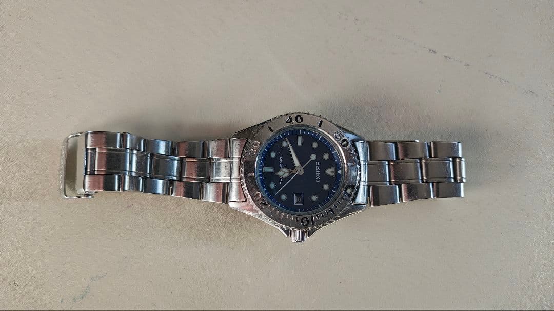 SEIKO N035 Solar Men's Watch — Japanese