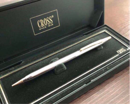 新品 Cross 0.5mm mechanical pencil with gold brass body and twist mechanism