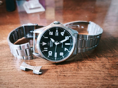 ORIENT ミリタリー ブラックダイアル オリジナルブレスレット Automatic Men's Watch — Japanese