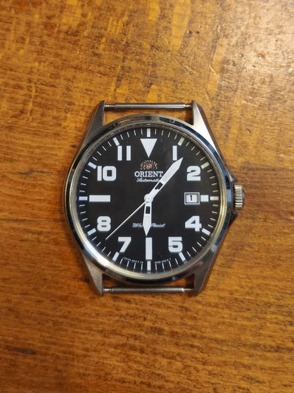 ORIENT ミリタリー ブラックダイアル オリジナルブレスレット Automatic Men's Watch — Japanese