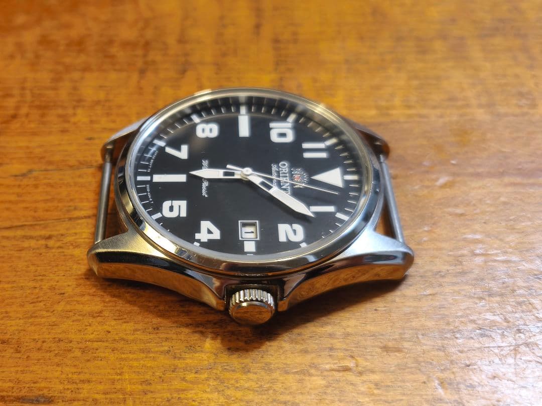 ORIENT ミリタリー ブラックダイアル オリジナルブレスレット Automatic Men's Watch — Japanese