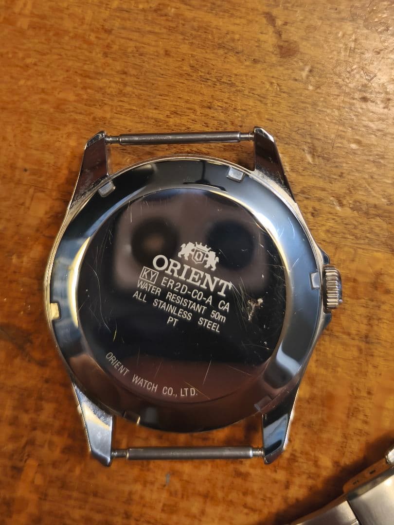 ORIENT ミリタリー ブラックダイアル オリジナルブレスレット Automatic Men's Watch — Japanese