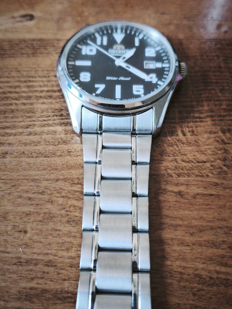 ORIENT ミリタリー ブラックダイアル オリジナルブレスレット Automatic Men's Watch — Japanese