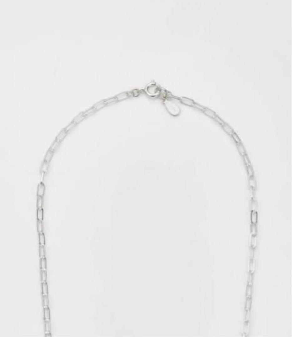 Agaat silver necklace chain made of 925 silver, 60cm long, 0.2cm wide, displayed on white background