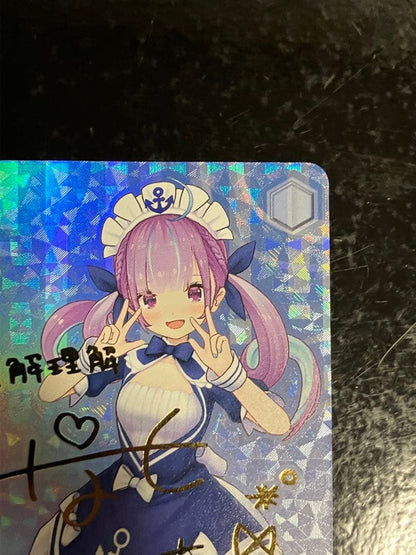 Weiss Schwarz hololive production Hololive Minato Aqua Weiss Schwarz Aqua-art SP Sign — Japanese