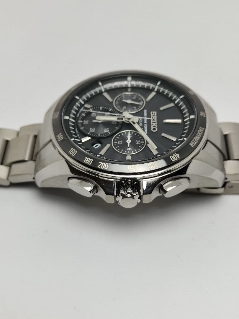 SEIKO 8B82 Solar Men's Watch — Japanese