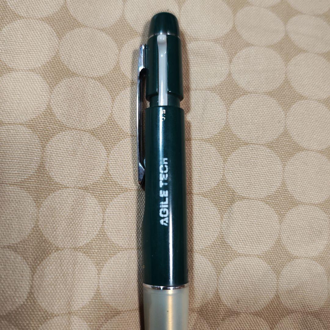 PILOT Dr. Grip 1+1 multi-function pen with black ink and 0.5mm mechanical pencil, 14.5 cm length