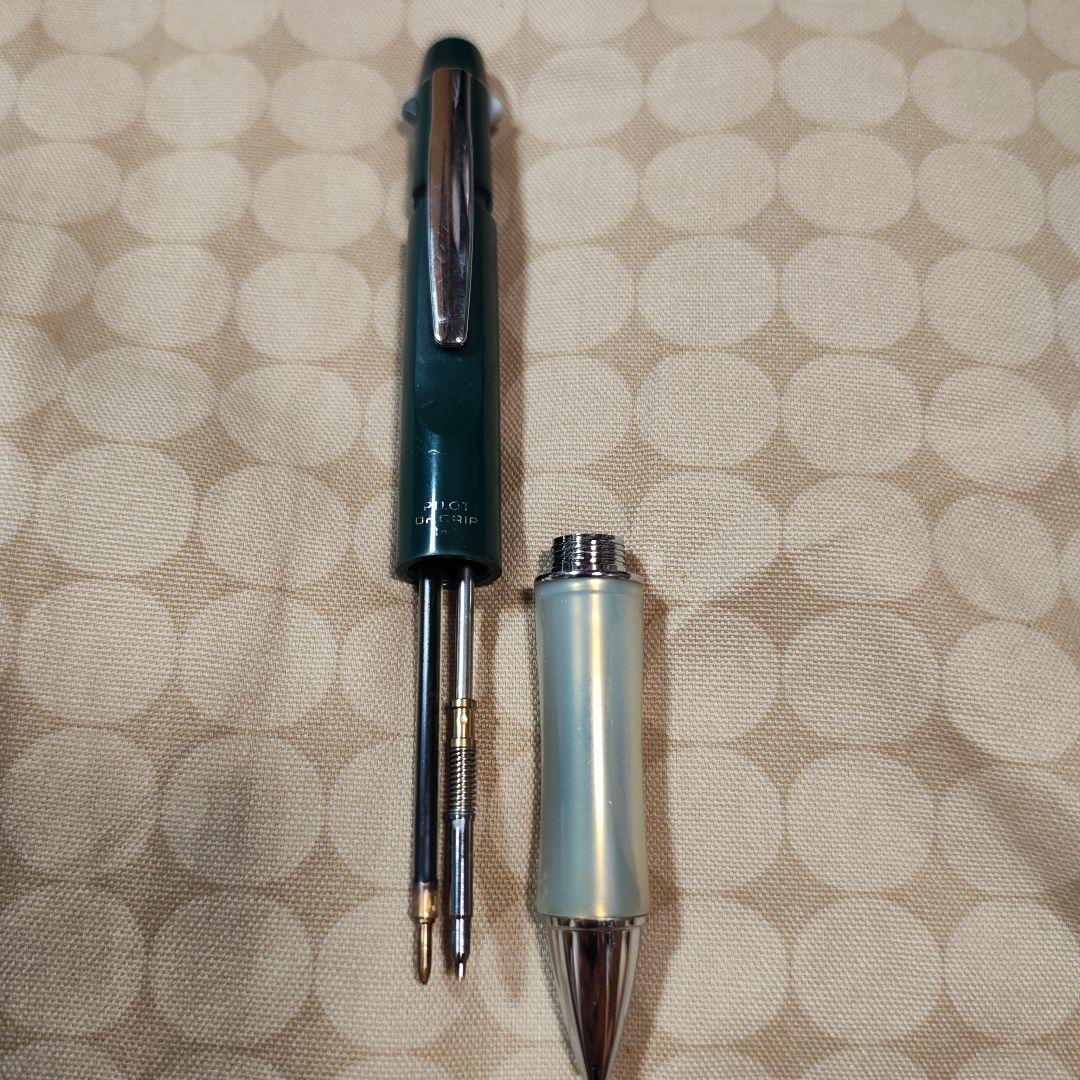 PILOT Dr. Grip 1+1 multi-function pen with black ink and 0.5mm mechanical pencil, 14.5 cm length