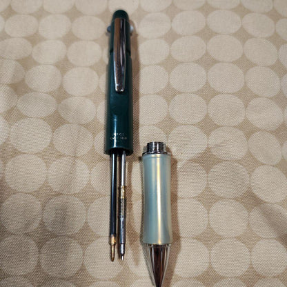 PILOT Dr. Grip 1+1 multi-function pen with black ink and 0.5mm mechanical pencil, 14.5 cm length