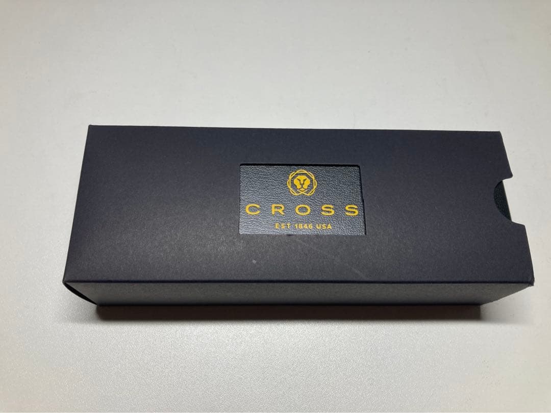 Law Kuro Cross Century mechanical pencil with brass and chrome body, 2B lead, and gold plated tip and clip