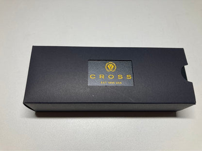 Law Kuro Cross Century mechanical pencil with brass and chrome body, 2B lead, and gold plated tip and clip