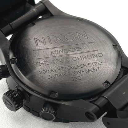 NIXON Minimize 42-20 Chronograph 200m Quartz Men's Watch — Japanese