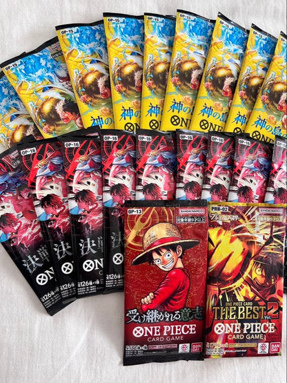 One Piece Unopened One Piece Card Pack Barrels 22 Pack Set The Inherited Will The Moment o Pack — Japanese