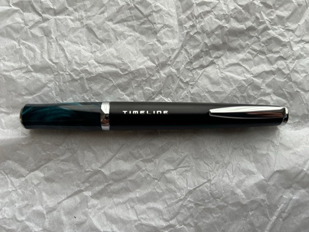 PILOT TIMELINE Eternal Green fountain pen model BTL-5SR-ETG shown in elegant green color