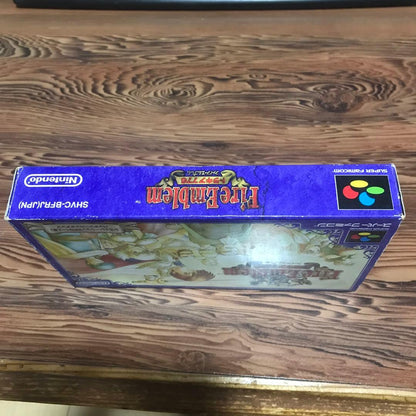 Fire Emblem Trhakia 776 Package Version for SNES with original Japanese RPG box
