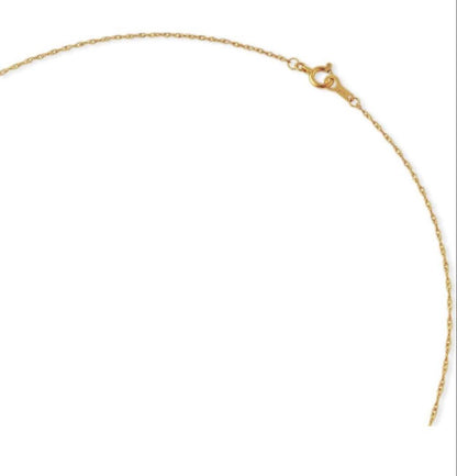 Agaat K18 gold chain necklace 50 centimeters long made of 18 karat gold