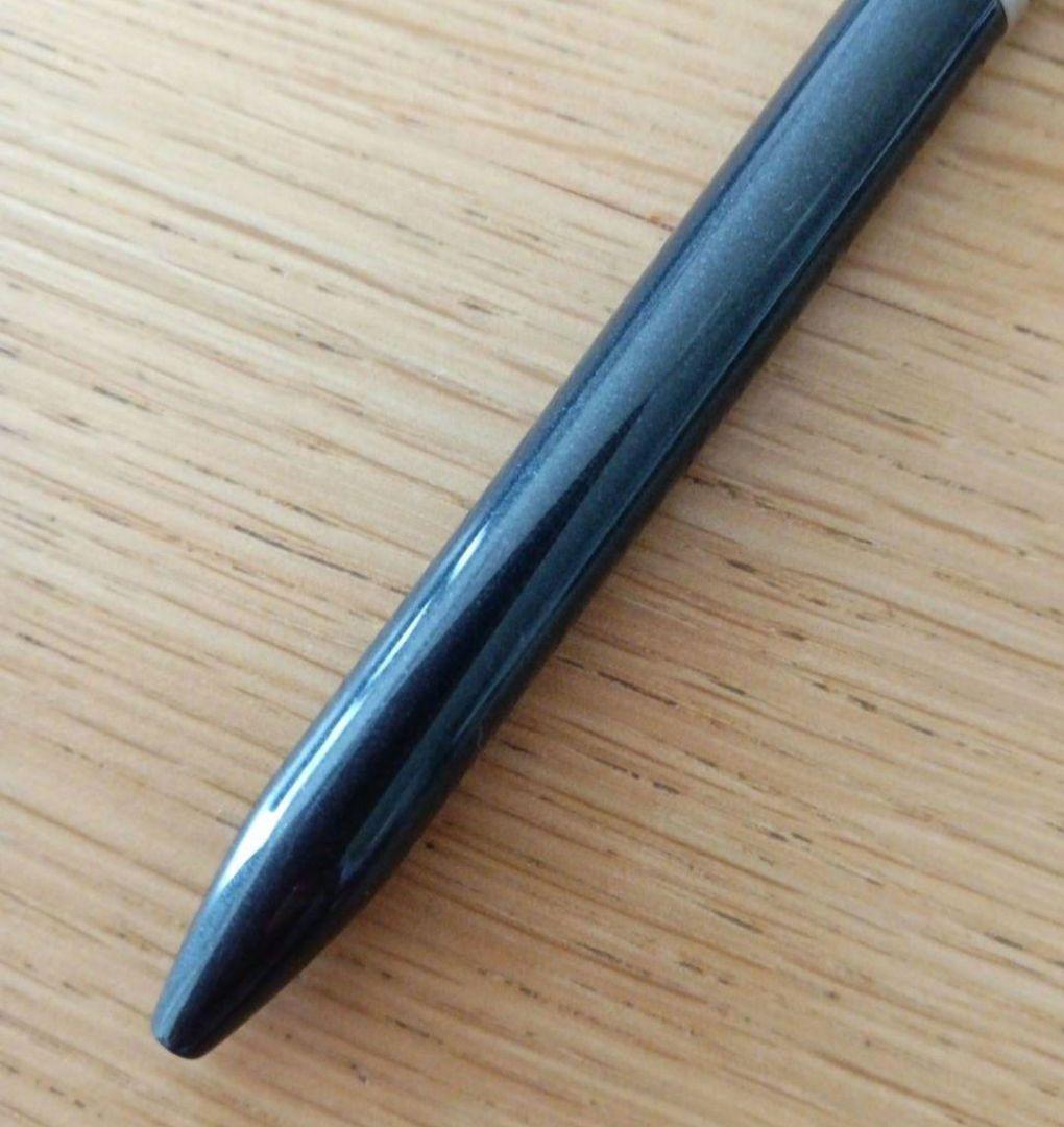 Pilot BKT-1SR-B black ballpoint pen with rotating two-color black and red fine tip ink