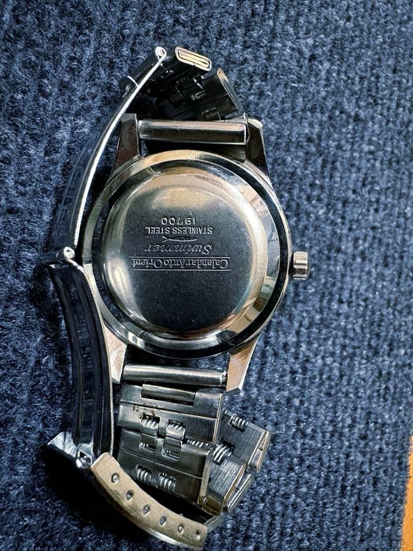 ORIENT 2nd Gen Calendar Auto Swimmer Automatic Men's Watch — Japanese