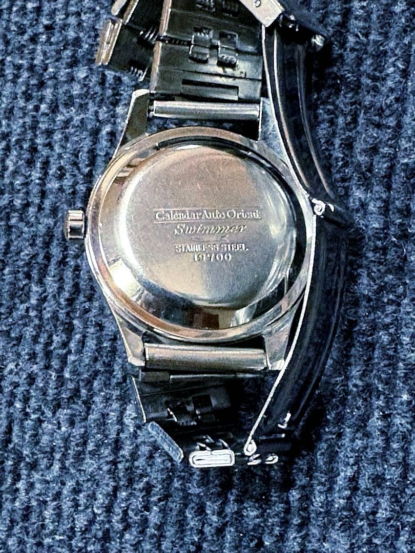 ORIENT 2nd Gen Calendar Auto Swimmer Automatic Men's Watch — Japanese