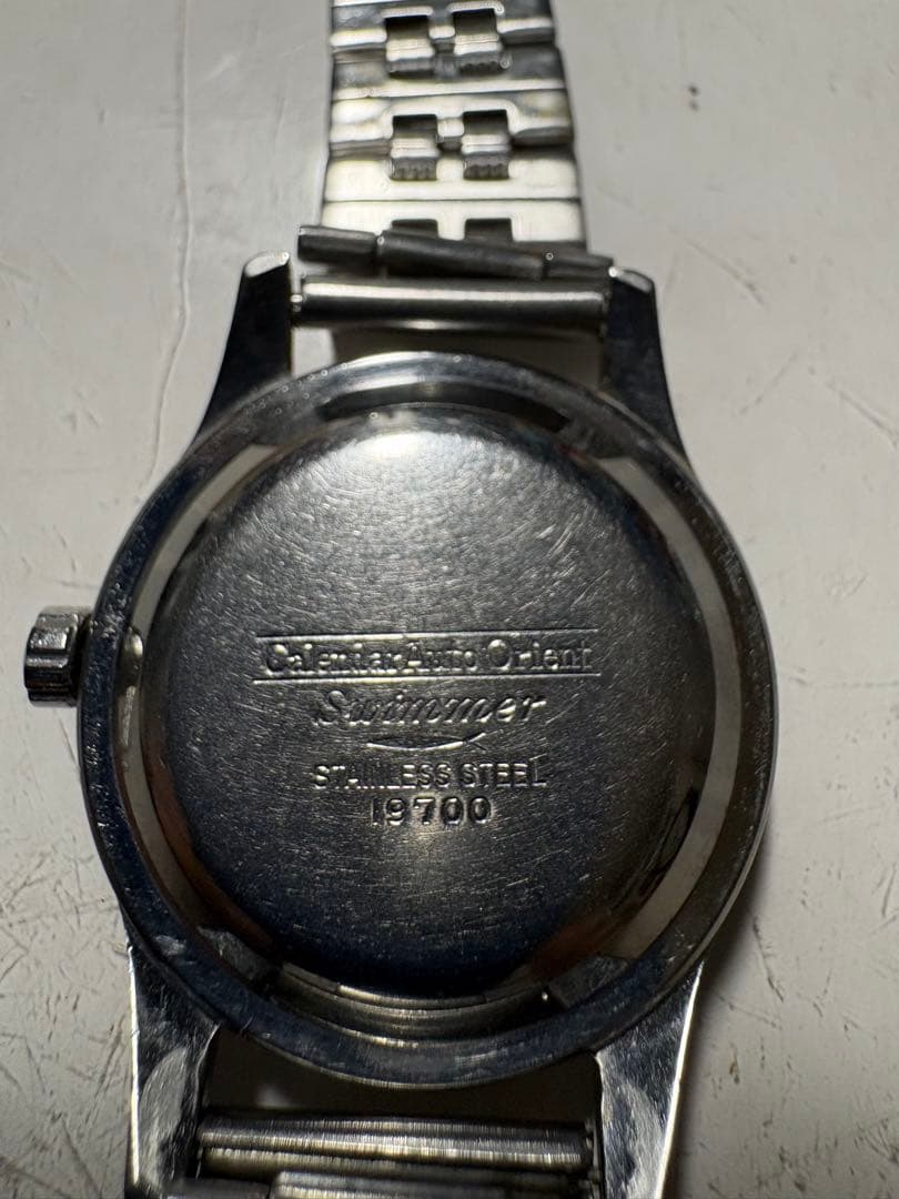 ORIENT 2nd Gen Calendar Auto Swimmer Automatic Men's Watch — Japanese