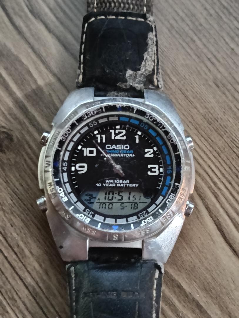 CASIO AMW-700② Digital Men's Watch — Japanese