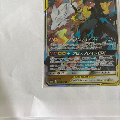 Pokemon Zekrom GX GXRRSM SR — SM Enhanced Expansion Pack Dream League 036/049 — Japanese
