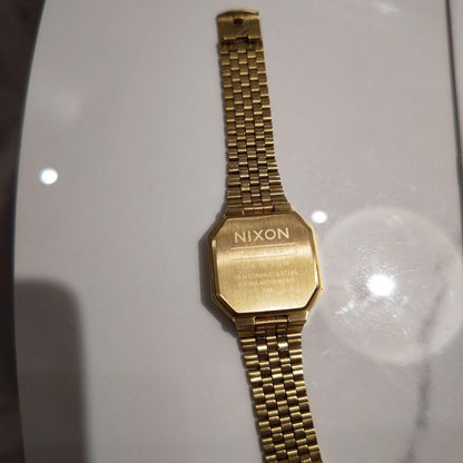 NIXON リランゴールド Digital Men's Watch — Japanese
