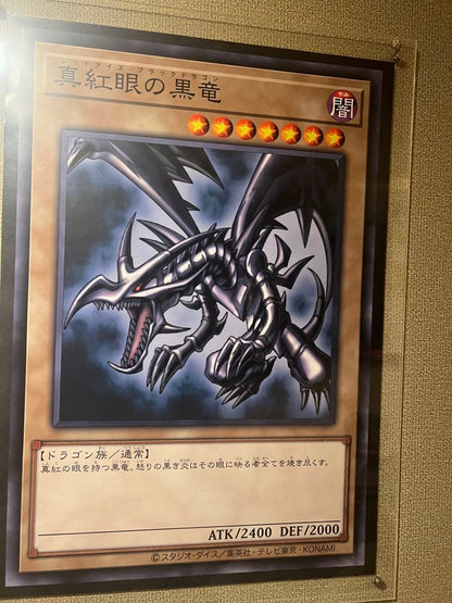 Yu-Gi-Oh Big Red-Eyes Black Dragon Poster — Japanese