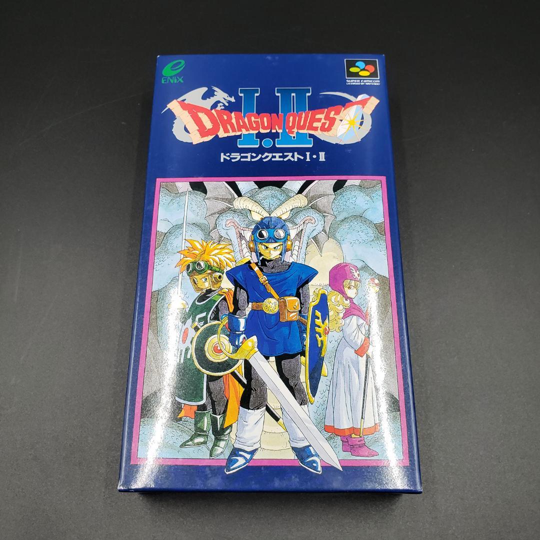 unopened Dragon Quest I and II game cartridge for SNES Super Famicom with original packaging