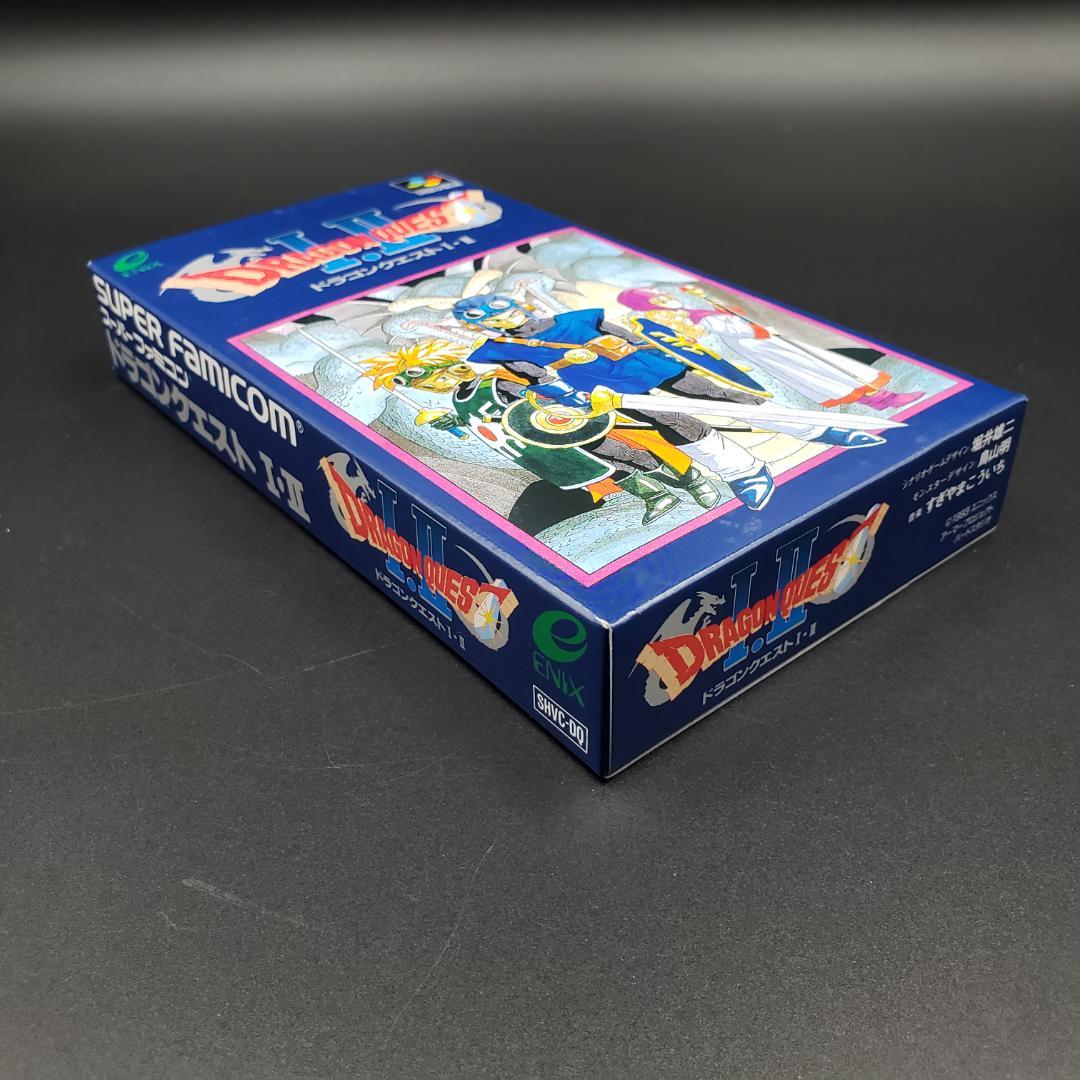 unopened Dragon Quest I and II game cartridge for SNES Super Famicom with original packaging