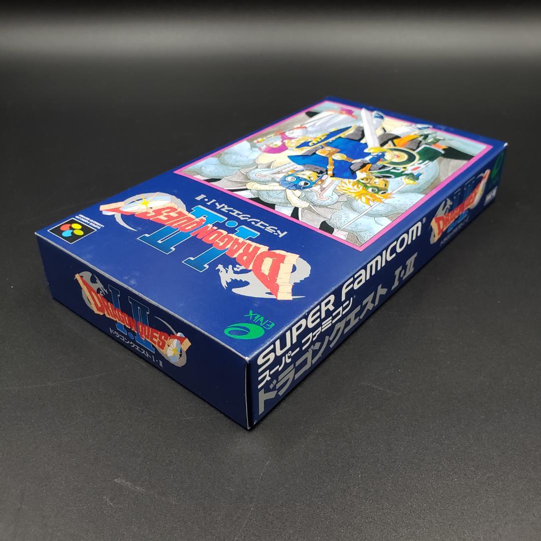 unopened Dragon Quest I and II game cartridge for SNES Super Famicom with original packaging