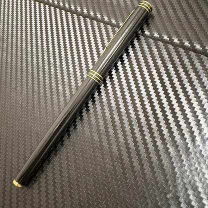 Waterman Exclusive 18K-750 black and gold fountain pen with sleek design