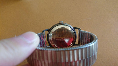 SEIKO CROWN 21石 GOLD Manual Men's Watch — Japanese