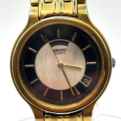 SEIKO Day-Date Quartz Men's Watch — Japanese