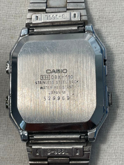 CASIO DBX-110 Digital Men's Watch — Japanese