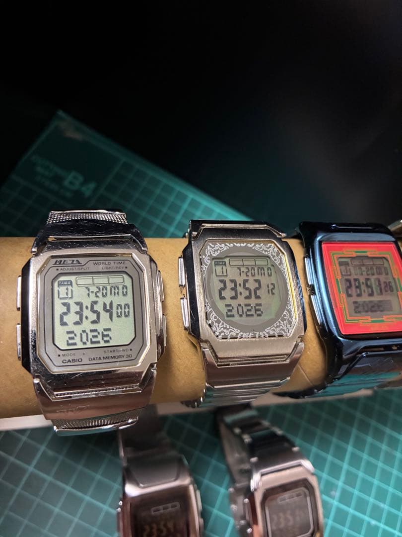 CASIO META ME-110 ME-120 Digital Men's Watch — Japanese