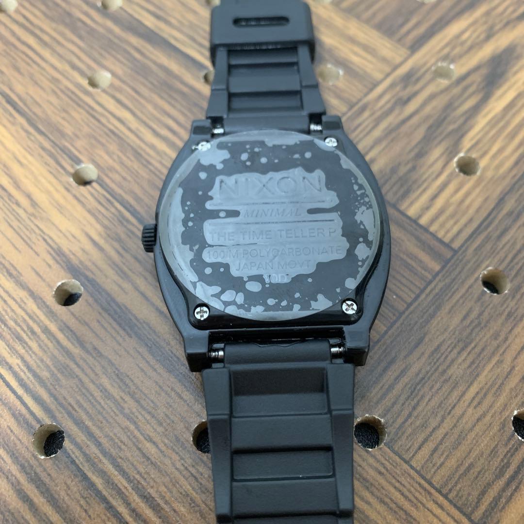 NIXON THE TIME TELLER P BLACK Analog Men's Watch — Japanese