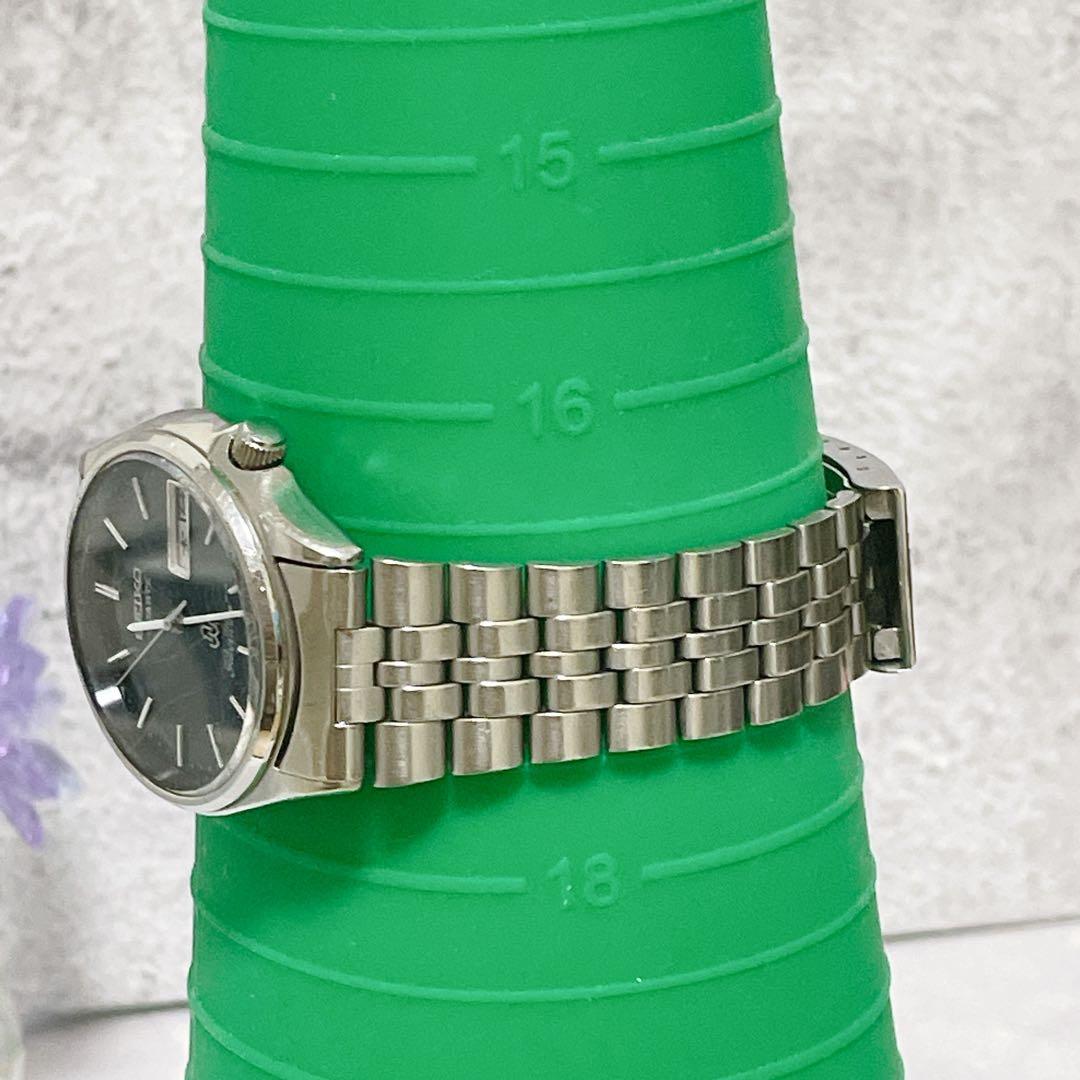 SEIKO Silver Wave Vintage Navy Quartz Men's Watch — Japanese
