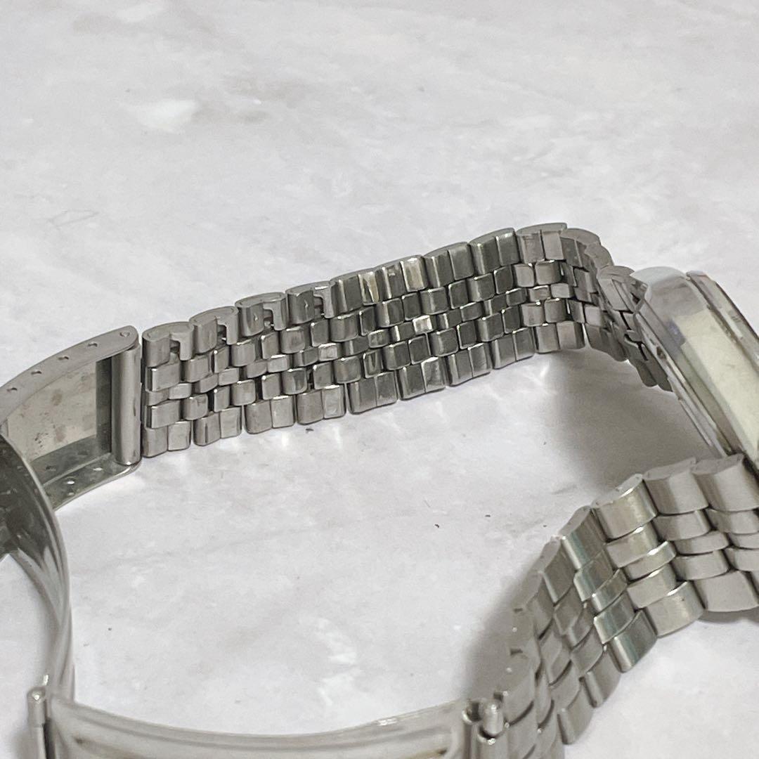 SEIKO Silver Wave Vintage Navy Quartz Men's Watch — Japanese