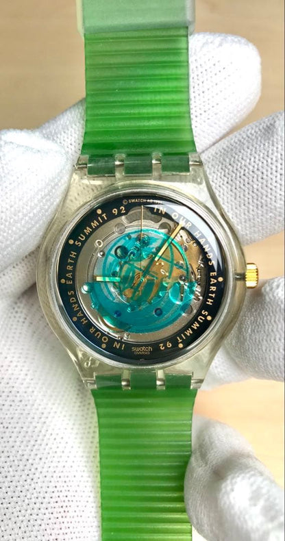 swatch Earth Summit 92 Automatic Men's — Japanese