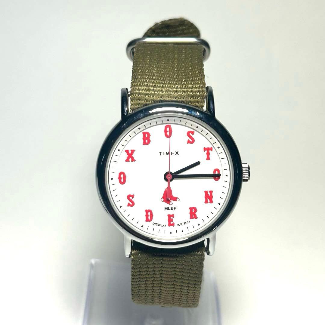 TIMEX Weekender MLB Red Sox Quartz Men's Watch — Japanese