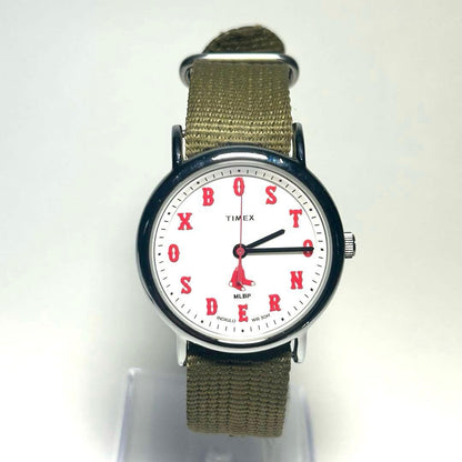 TIMEX Weekender MLB Red Sox Quartz Men's Watch — Japanese