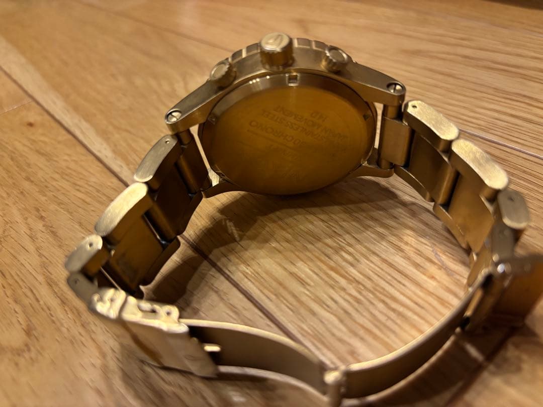 NIXON 51-30 Chrono All Gold Men's Watch — Japanese