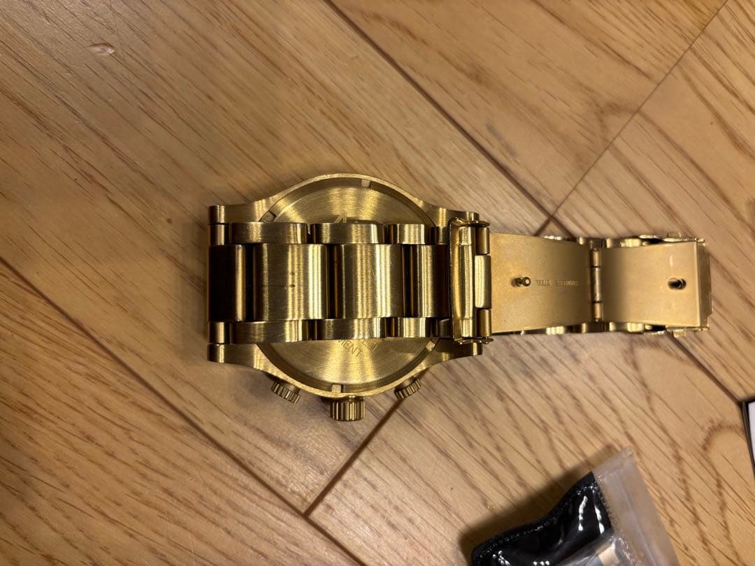 NIXON 51-30 Chrono All Gold Men's Watch — Japanese