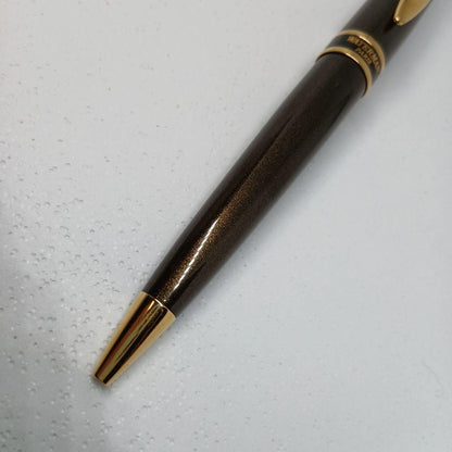 WATERMAN Expert Smart Brown ballpoint pen with a smooth brown finish and silver accents