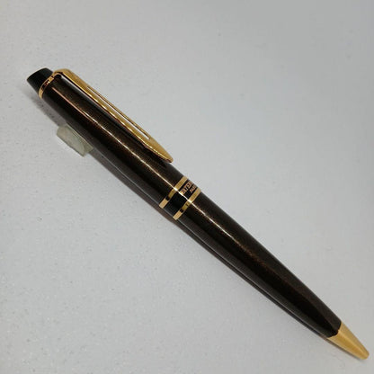 WATERMAN Expert Smart Brown ballpoint pen with a smooth brown finish and silver accents