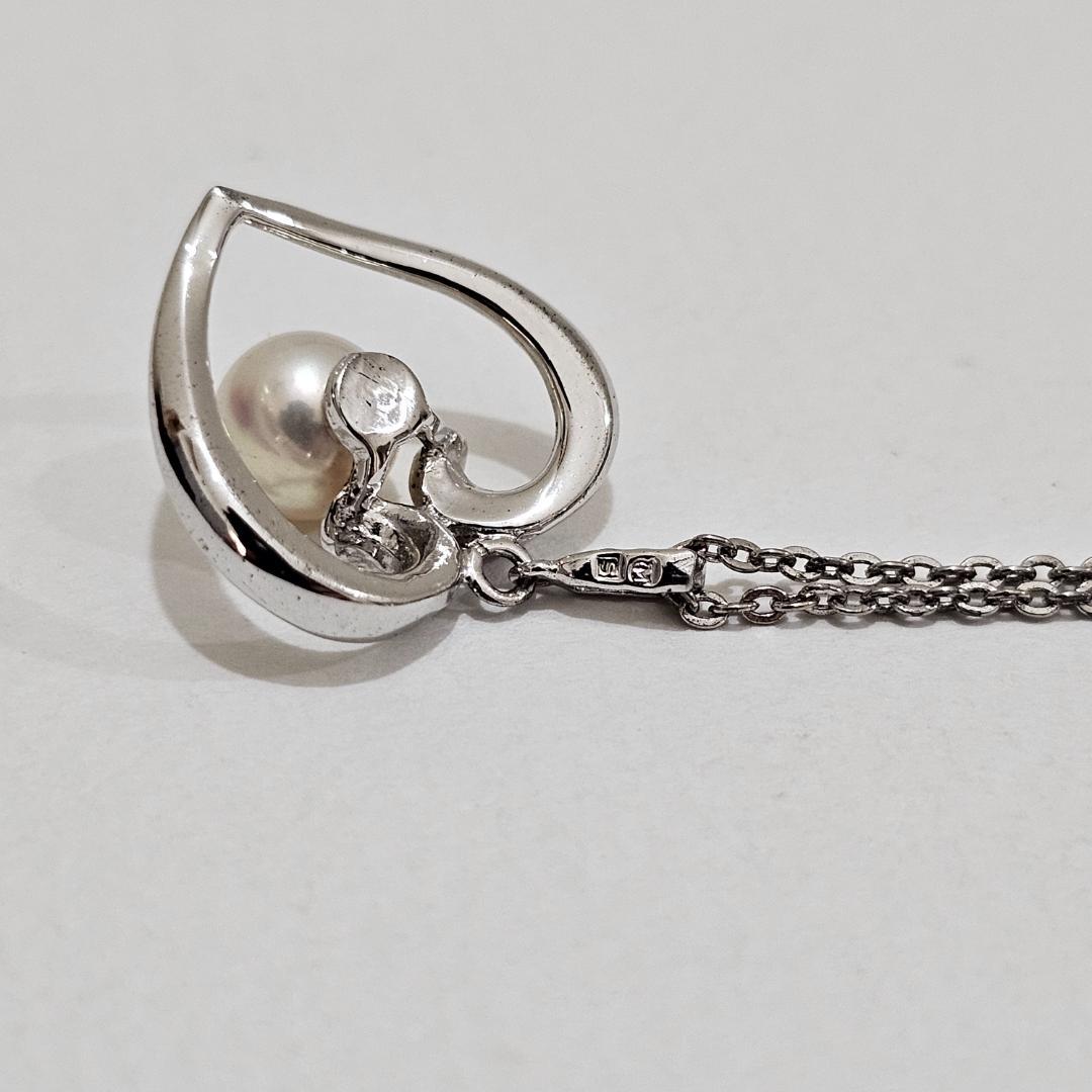 Mikimoto pearl necklace with 6.1mm pearls on a 40cm SV925 sterling silver chain