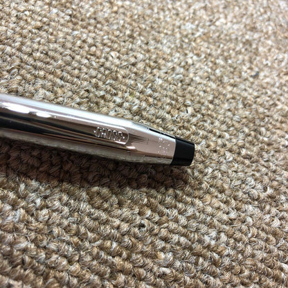 CROSS Century II fountain pen in black with silver trim, converter, and original box