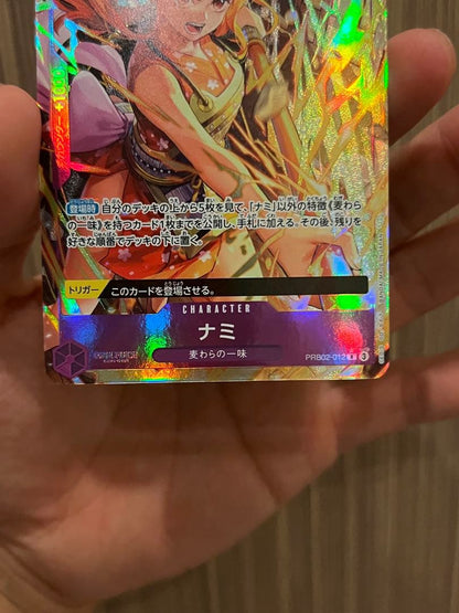 One Piece Nami SR — PRB02-012 — Japanese